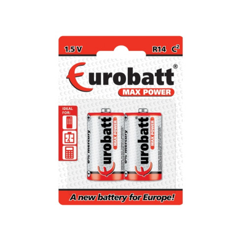 RT23 2Stück R14 Max Power Shrink C Batterien