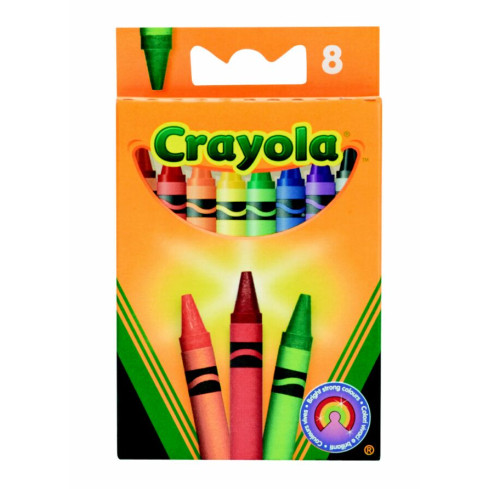 CR17 CRAYOLA PASTELKY NA SVÍČKY PRO DĚTI 8 KUSŮ S CERTIFIKÁTEM