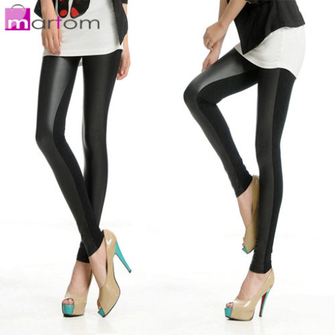 AP16 LATEXOVÉ legíny legíny kalhoty KŮŽE