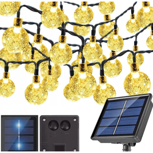 TG71398-1 SOLARLAMPE GIRLANDE 20LED 5M GARTENLAMPE FÜR BALKON LICHTERKREIS