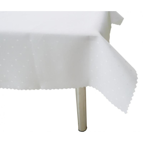 DEC4976 UBRUS ODOLNÝ PROTI SKVRNÁM KLASICKÝ BÍLÝ 130X160CM SVATÉ PŘIJÍMÁNÍ