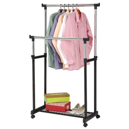 DO30 DOUBLE UNDERFLOOR HOLDER WITH ROLLS Kleiderschrank Garderobe