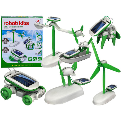 TG60706 SOLAR ROBOT 6in1 SOLAR ROBOTS KREATIVES AUSBILDUNGSKIT