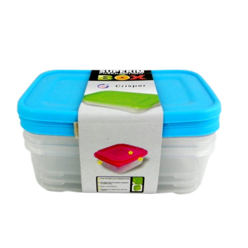 HH5 3X NÁDOBY NA POTRAVINY CRISPER NA OVOCE A ZELENINU