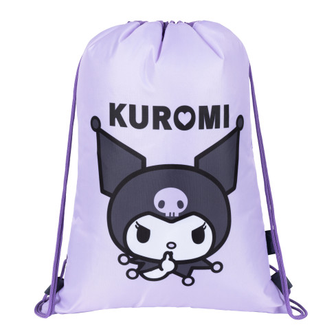 KUR3 SCHULTASCHE GYMNASTIK LILA KUROMI SANRIO FÜR SCHUHE SCHUHE OUTFIT FÜR DIE SCHULE ST.MAJEWSKI