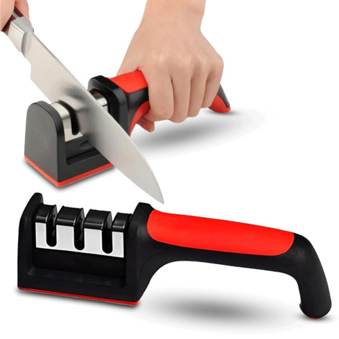 TG56178 3-in-1 Three-Phase Kitchen Knife Sharpener