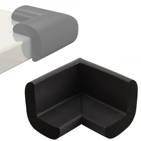 NN87C SCHWARZER SCHAUMSTOFF ECKENSCHONER ECKEN TISCH 1 STK.