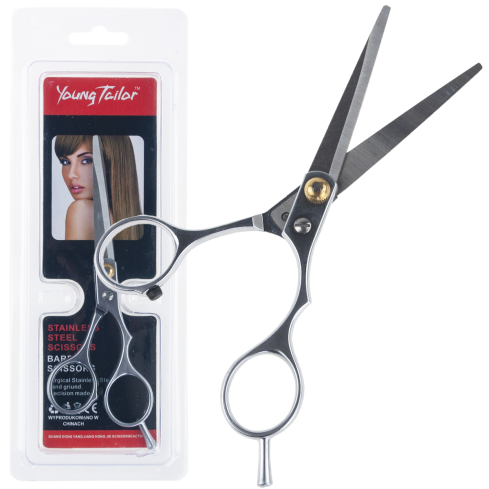 703 KOMFORTABLE, SCHARFE, GERADE FRISEURSCHERE AUS STAHL