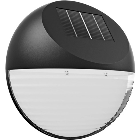 SOL0694 SOLÁRNÍ ZAHRADNÍ LAMPA ČERNÁ PLASTOVÁ 11,3 x 11,3 x 4,5 CM