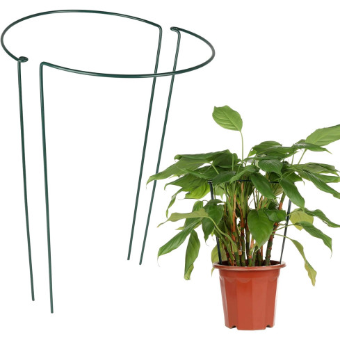 TG77641 Kruhová podpěra, kovová podpěra, podpěra pro květiny, 60cm 2ks.