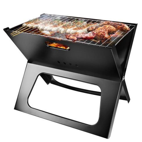TG71415 GROSSER GARTEN GRILL TRAGBAR FALTBAR REISE BBQ FÜR CAMPING KOFFER