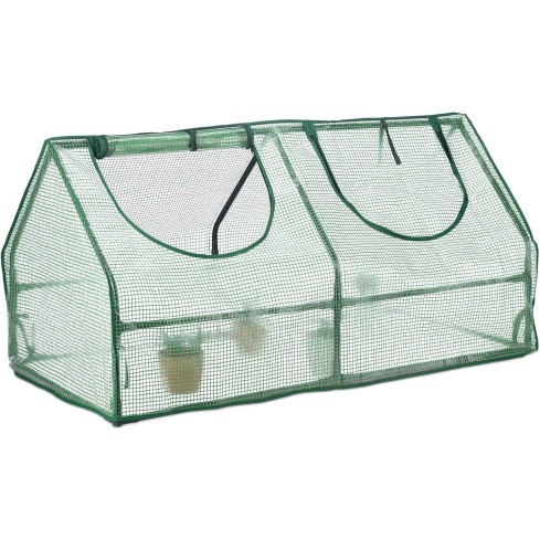 TG71368 MINI SKLENÍK BALKONOVÁ ZAHRADA PLASTOVÝ TUNEL PRO PĚSTOVÁNÍ RAJČAT 120X60X60