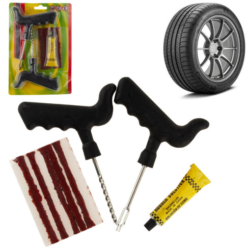 AG593 Tire Repair Kit – Quick Repair, 8-Piece Set