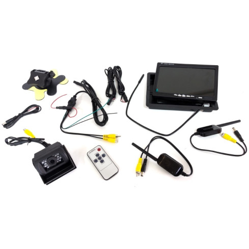 AK307 BEZDRÁTOVÁ ZPĚTNÁ KAMERA LCD7