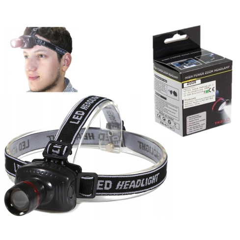 PT36 LED ZOOM CREE STIRNLAMPE 3 WATT STIRNLAMPE