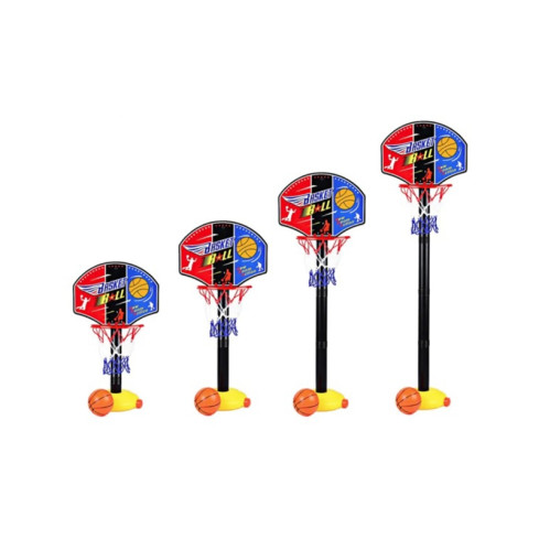 B19C PŘENOSNÁ BASKETBALOVÁ SOUPRAVA BACKBOARD BASKETBALOVÝ MÍČ