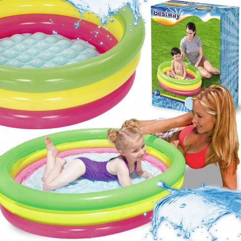 51128 Children's Shallow Pool, Round 70x70, Bestway