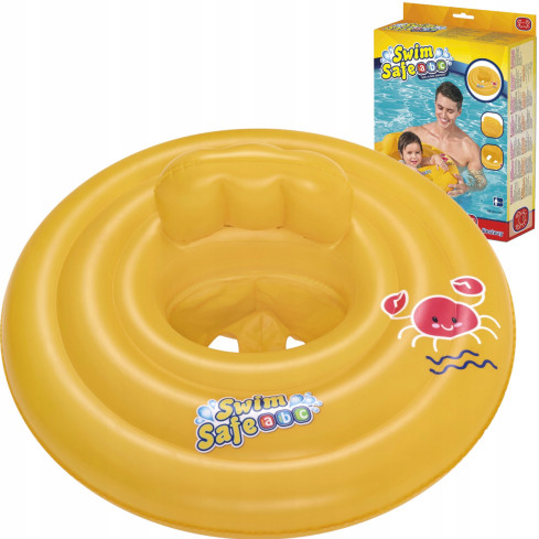 32096 Bestway 69 cm inflatable swim ring for babies