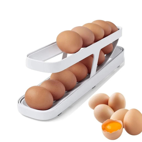 TG80294 EIERBOX KÜHLSCHRANK-ORGANIZER-BOX EIER-SCHUBLADEN-BOX