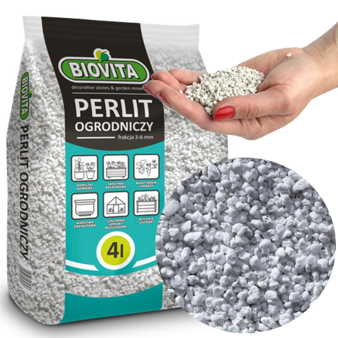 BIO25 Gardening Perlite 3–6 mm, 4 L – Natural Soil Conditioner and Soil Additive