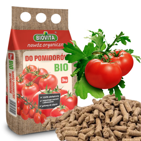Organic fertilizer for tomatoes, BIO granules, natural, Biovita 3 kg