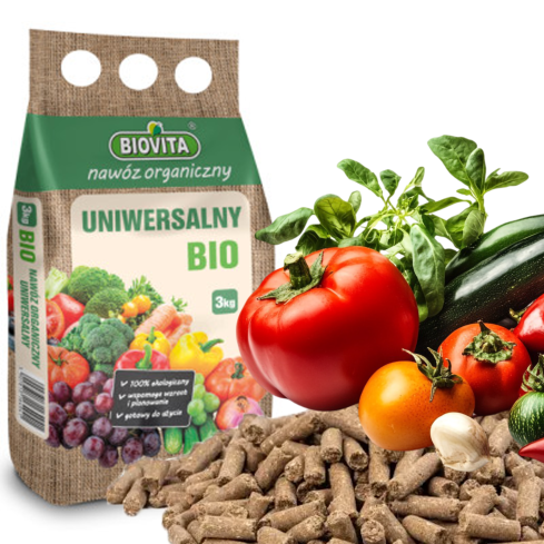 All-purpose organic fertilizer, organic, natural, granules, Biovita 3 kg
