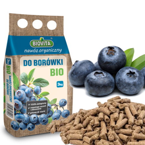 Organic blueberry fertilizer, blueberry granules, organic, natural, Biovita 3 kg