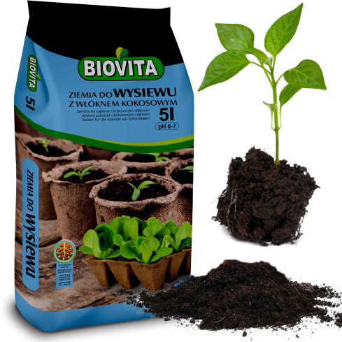 BIO5 SAATBEETE ZUM BEIZEN VON SETZLINGEN MIT KOKOSFASERN 5L