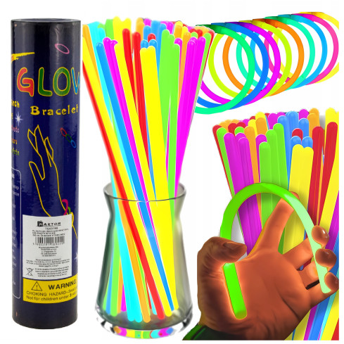 RT4 New Chemical Light Mix, 100-Pack for Parties