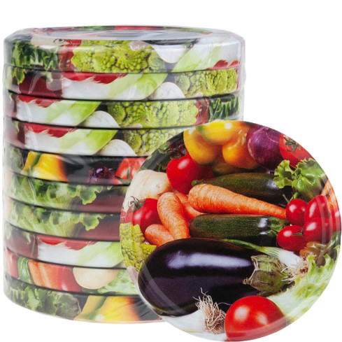 CAPL82KPL024 uzávěry na sklenice FI82 uzávěry na sklenice 10ks 6bodových uzávěrů