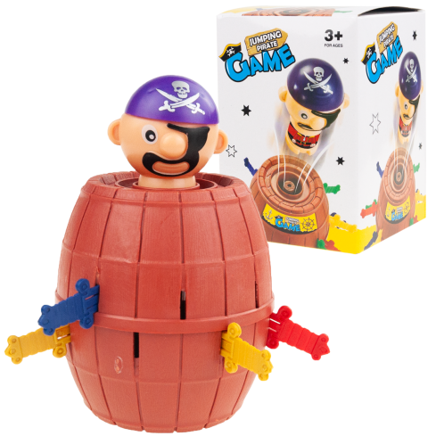 TG55492 VERRÜCKTER PIRAT SPIEL ARKADE PIRAT FASS STACHEL PIRAT KNALLT