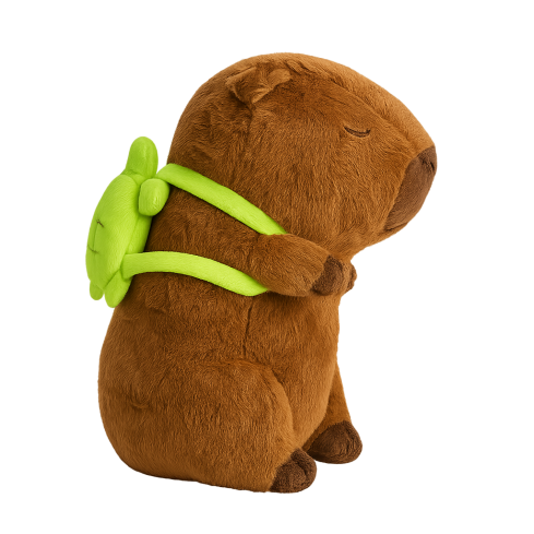 TG81322 GROSSES WASSERSCHWEIN MIT RUCKSACK PLÜSCH MASKOTTCHEN GESCHENK MICKEY KAPI