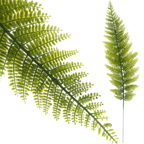 CV11682 LEBENDE KÜNSTLICHE PAPROTA NANDLE SILIKONBLÄTTER AUF PIK 50 cm