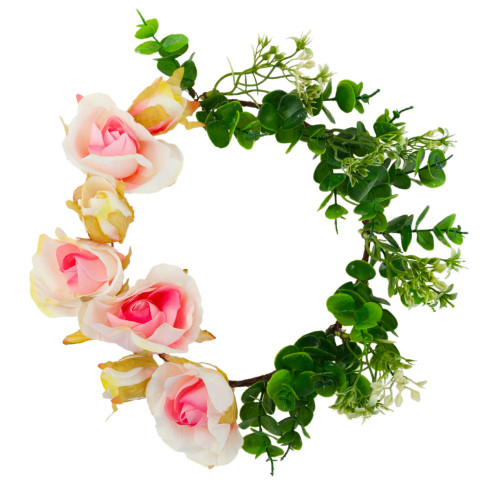 CV21140-2 DEKORATIVE FRÜHLINGSGIRLANDE OSTERROSEN BLUME