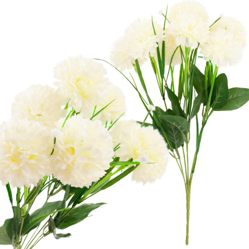 CV21410-1 Dekorativer Knoblauchstrauß x7 KÜNSTLICHE Knoblauchblüten in einem dekorativen Strauß