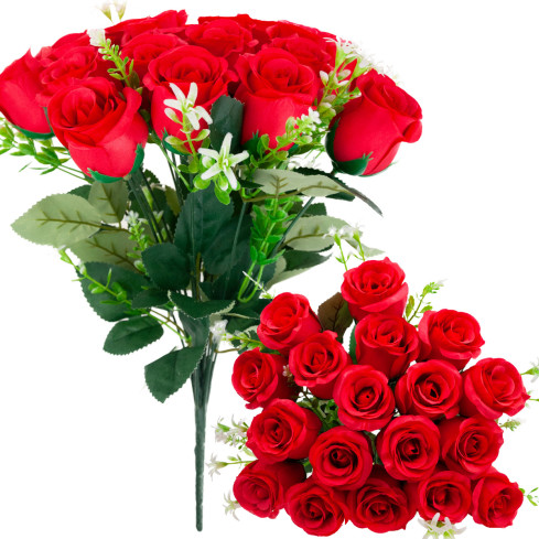 CV31493-4 STRAUSS VON 18 ROSEN ALS LIVE SCHÖNE ROSEN IM STRAUSS DEKORATIVE DICHT