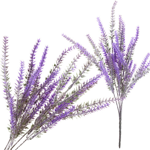 CV32396 levandulová kytice 5ks umělých levandulových větviček REALISTICKÉ KVĚTINY