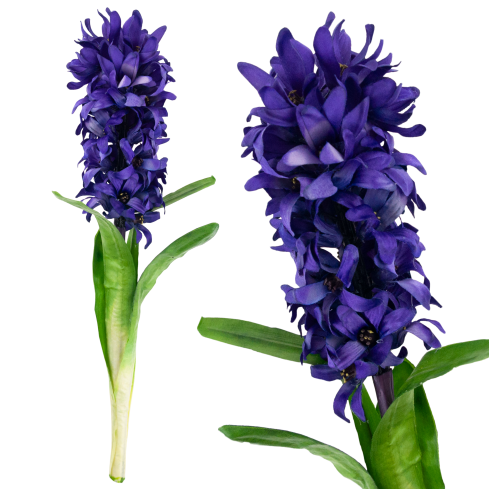 CV34985-3 Künstliche Zierpflanzen HIACINT, violette Kunstblumen, für Schilfkomposition