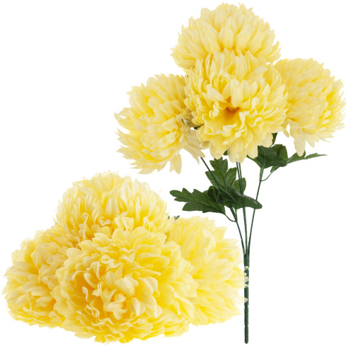 CV35785-1 CHRYSANTHEMUM IN BOUQUET KÜNSTLICHE BLUMEN WIE LIVE 45CM GROSSEN STRAUSS VON CHRYSANTHEMEN