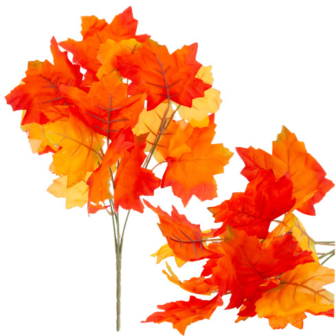 CV36041 KÜNSTLICHE HERBSTBLÄTTER FÜR KOMPOSITION BLUMENSTRAUSS VON BLÄTTERN SCHILF HERBST ZWEIG