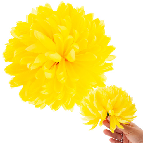 CV36941-6 CHRYSANTHEMUM GROSSEN KOPF DER WAHL BLUMEN PREMIUM GELB