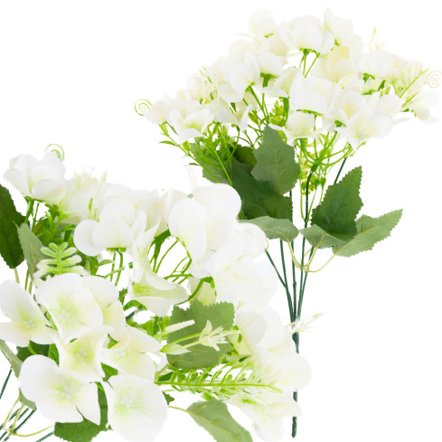CV37316-1 HORTENSIENSTRAUSS AUS KÜNSTLICHEN BLUMEN HORTENSIEN FÜR ECHTE NOTE ZUSAMMENSETZUNG