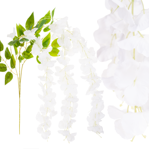 Flower garland, hanging artificial flowers, spring decoration