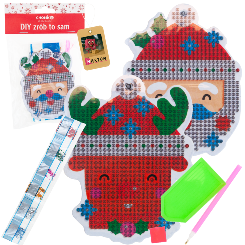 DIY7144 Christmas Ornament Diamond Painting Kit (Assorted Designs)