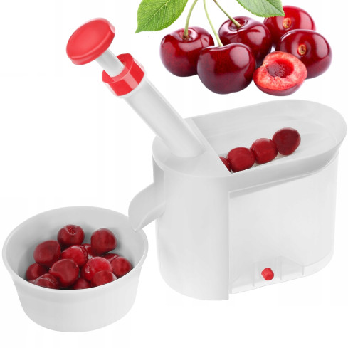TG64373: a sturdy cherry pitter, olive pit remover, and jam and compote maker