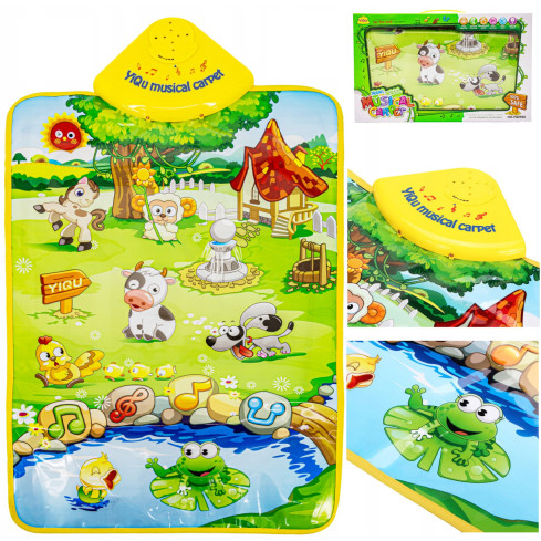 TG71169 INTERAKTIVE PÄDAGOGISCHE MUSIKMATTE SPASS BAUERNHOF TIER KLINGT FÜR KLEINKIND