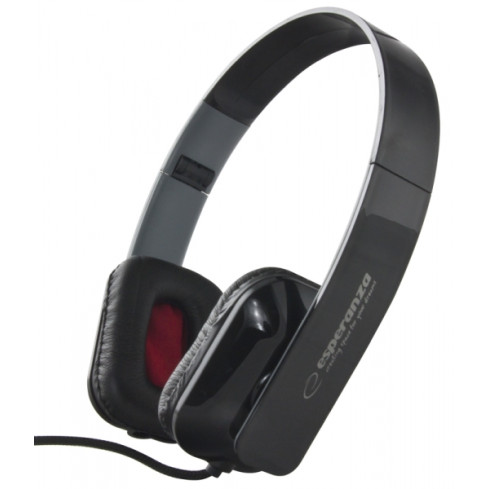 EH143K ESPERANZA AUDIO-KOPFHÖRER ARUBA BLACK Klinke