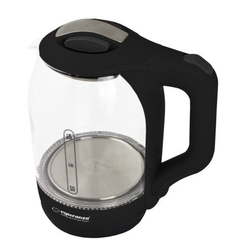 EKK025K ESPERANZA ELEKTRISCHER KESSEL GLAS YUKON 1,7 L SCHWARZ
