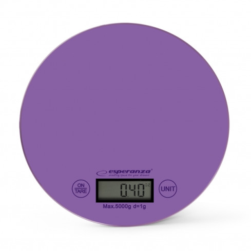 ES156F MANGO KÜCHENWAAGE RUND LILA