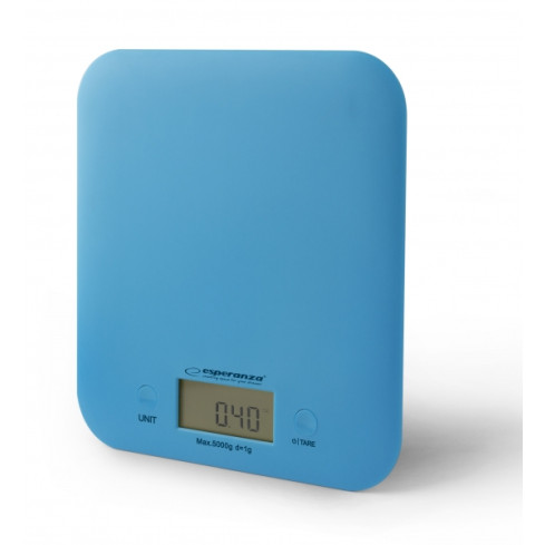 ES157N KIRSCHE DÜNNE LCD KÜCHENWAAGE BLAU